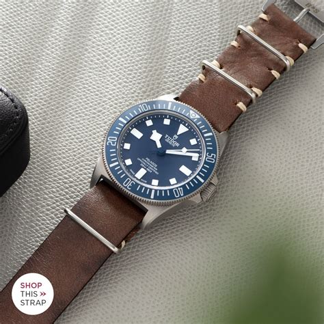 tudor 1926 leather strap replacement|tudor pelagos nato strap.